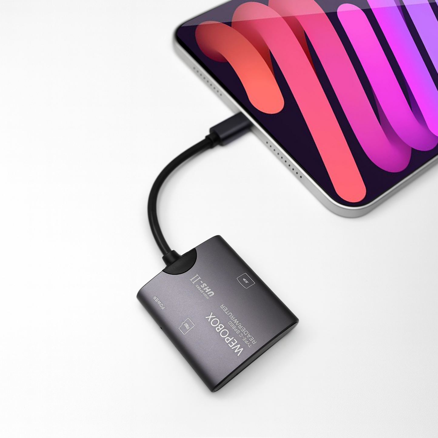 WEPOBOX USB Card Readers, USB 3.0, Dual TF And SD card, Compatible With Computers And Mobile Phones